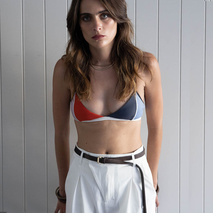 COLOUR BLOCK HIGH RISE PANT. recommendation 1