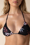 FLORAL STRING TRI BRA.